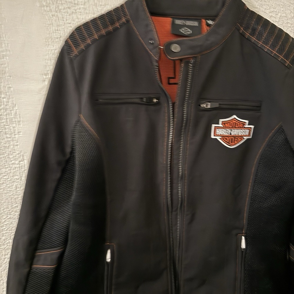 Harley-Davidson Motorcycle Racing‎ Riding Stitched Jacket Women's Size Large